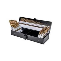 115-Piece Cobalt Fractional, Number, and Letter Index Drill Bit Set