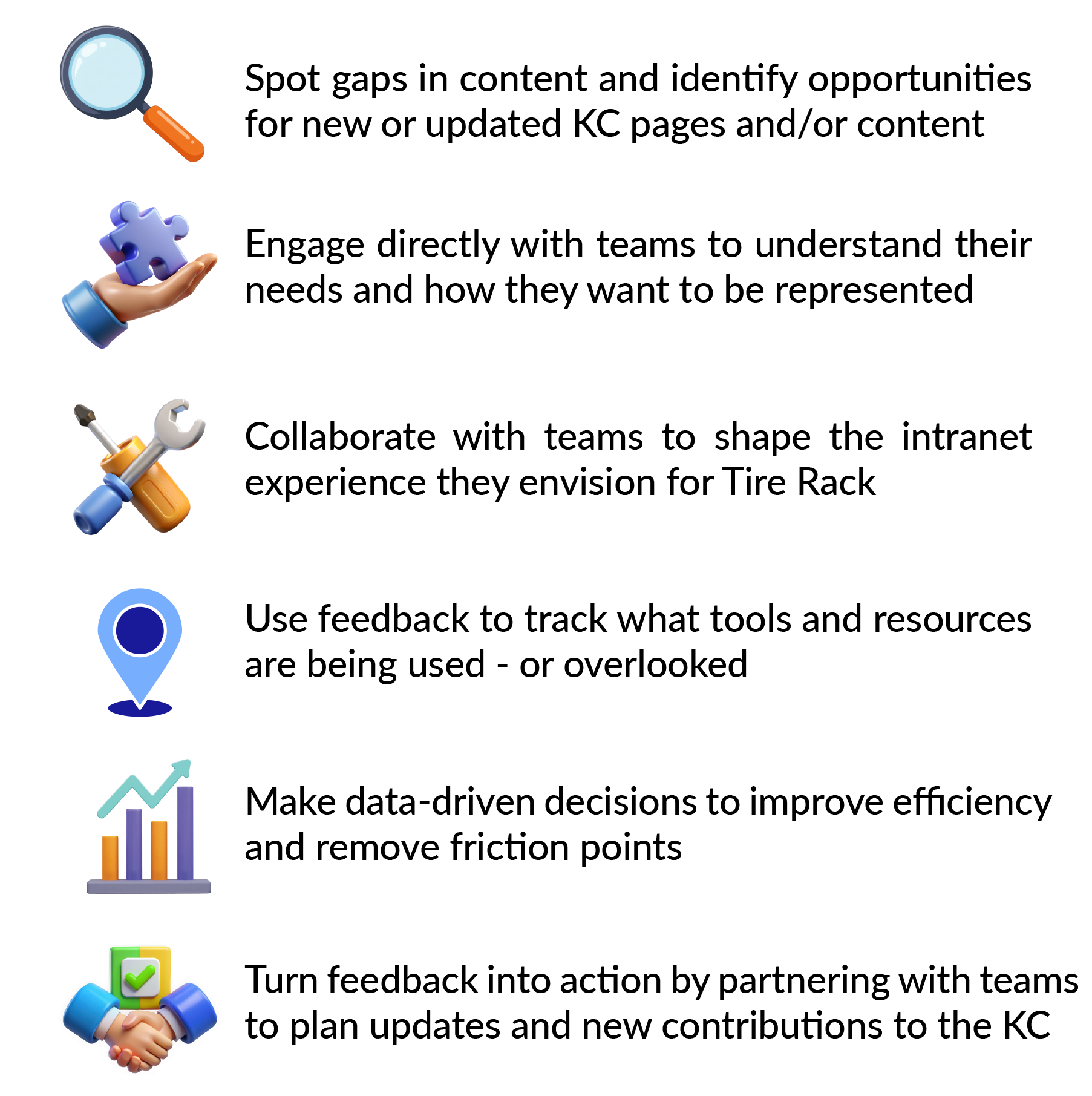 tr What Feedback Can Be Used For