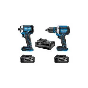 20V Brushless Cordless Hammer Drill and Impact Driver 2-Tool Combo Kit with (2) 5 Ah Batteries and Charger